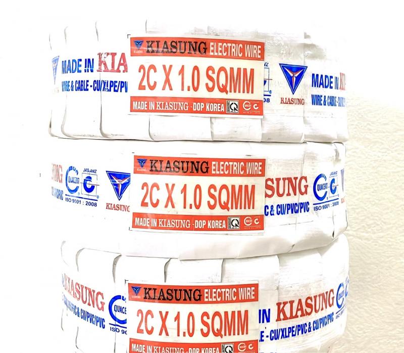 Dây điện KIASUNG 2Cx1.0 SQMM