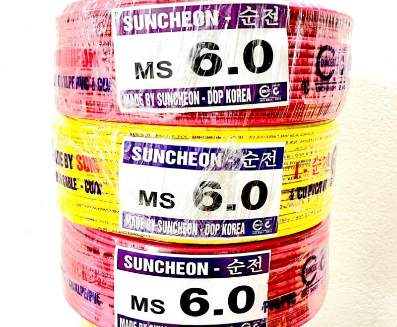 Dây điện Suncheon MS 6.0